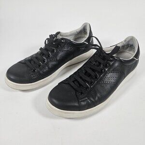 Geox Respira Men's Size 10  Black Lace-up Walking Sneakers Shoes
